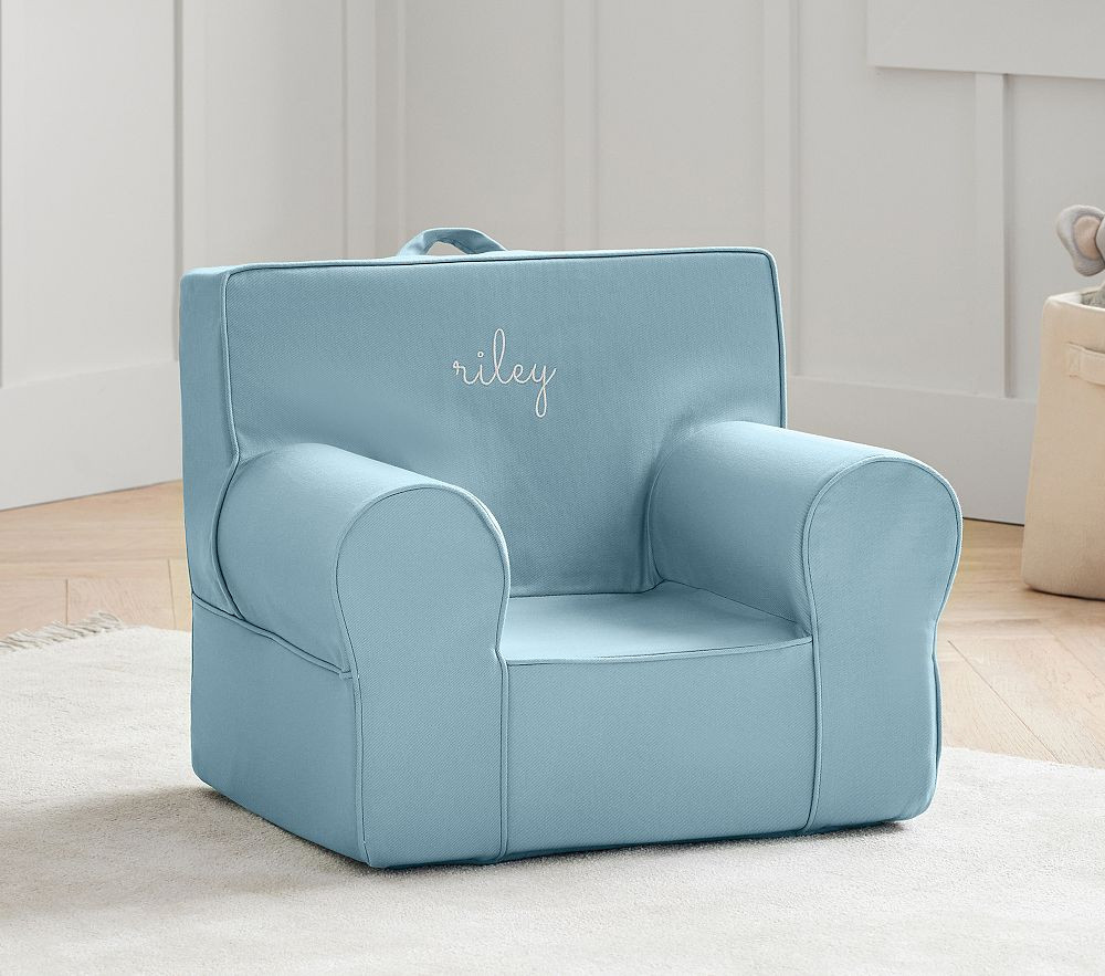 Anywhere Chair®, Light Blue Twill | Pottery Barn Kids