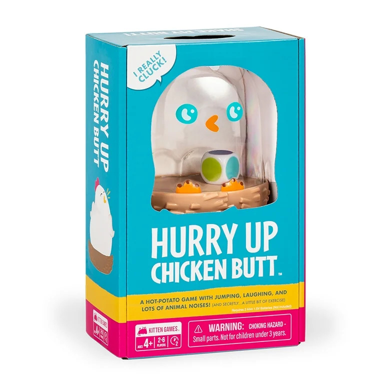 Exploding Kittens Hurry Up Chicken Butt 2-6 Players - Ages 4+ - 2 Minutes to Play - Hot Potato St... | Walmart (US)