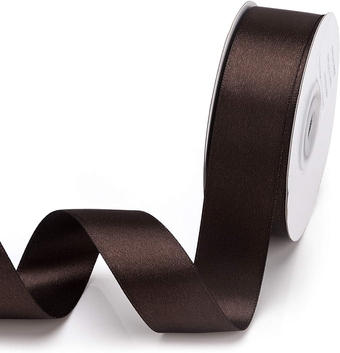 IHKFILAN Double Face Satin Ribbon 1Inchx25Yards Double Sided Solid Polyester Ribbon for Gift Wrap... | Amazon (US)