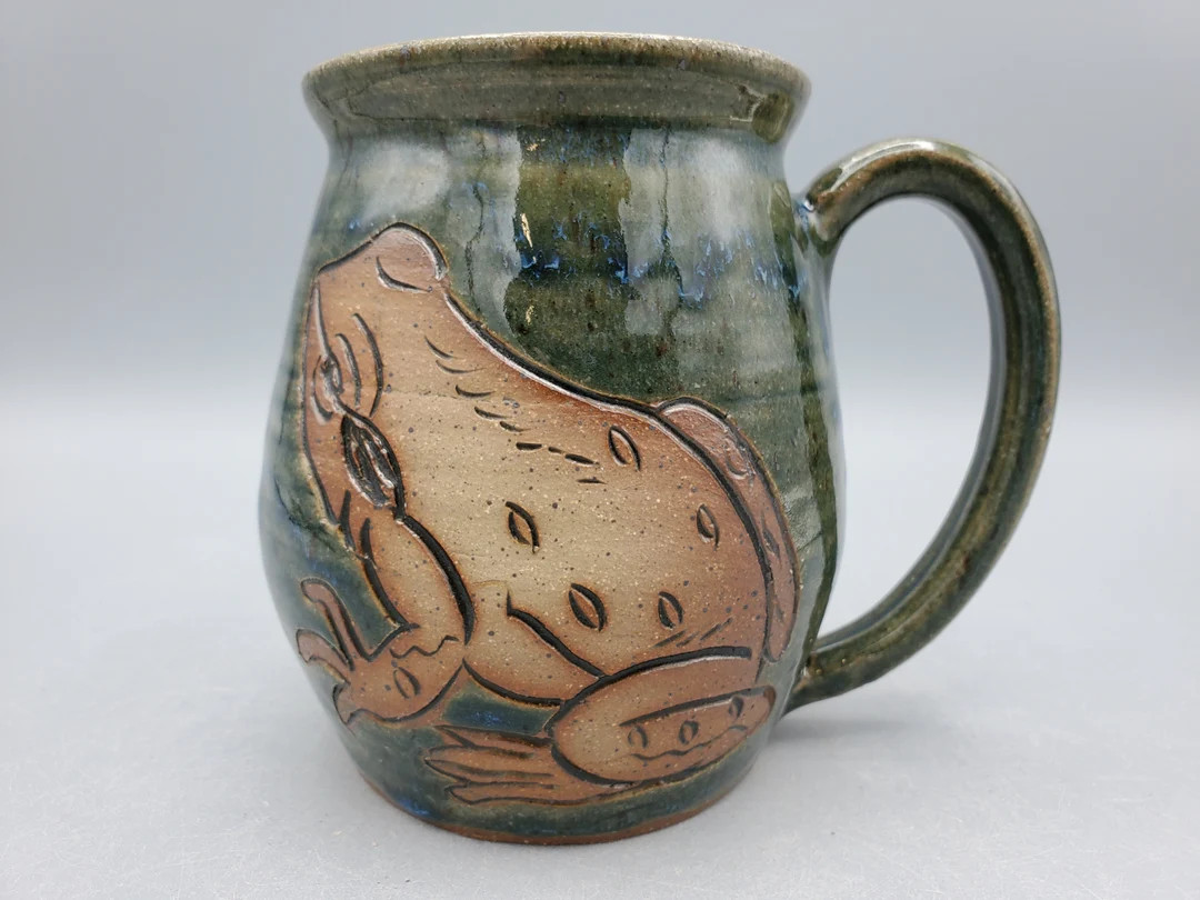 Frog Mug 16 oz - Cute Coffee Mug Nature Lover Gift Tree Frog - Green Frog Gifts | Etsy (US)