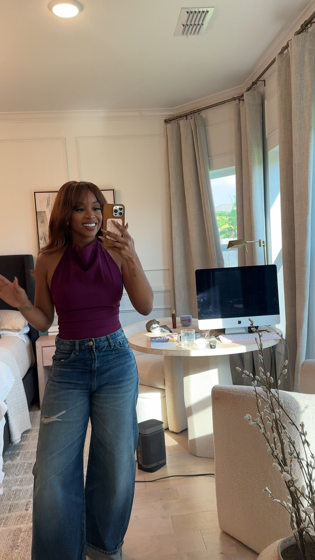 Casual, but make it intentional 💜✨ Bestie, there’s just something about a structured halter and wide-leg denim that hits every time. Effortless, timeless, and Zara really understood the assignment with this combo.

#LTKStyleTip #LTKBeauty #LTKItBag

#LTKItBag #LTKBeauty #LTKStyleTip