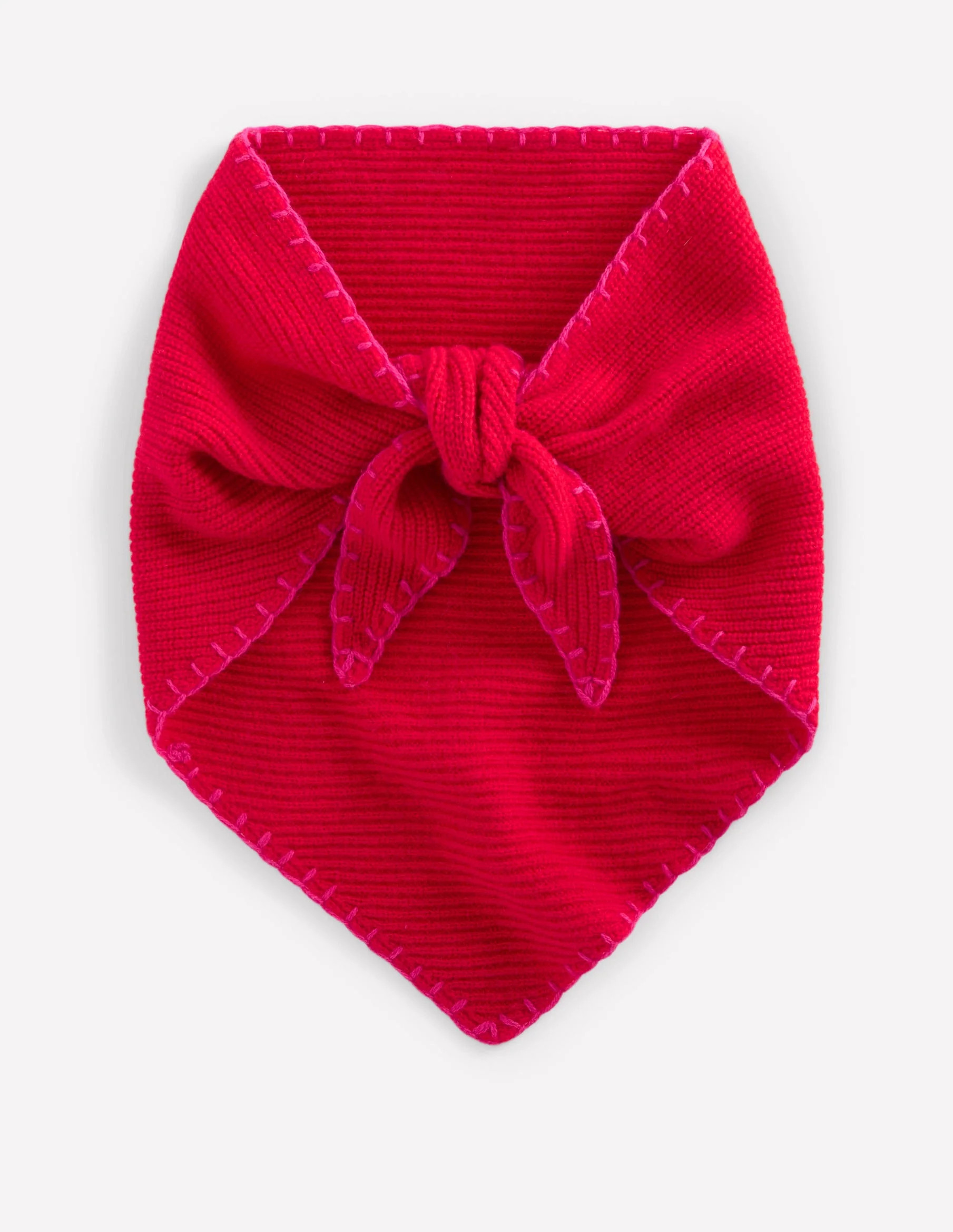 Wool Neckerchief-Plain Red | Boden UK