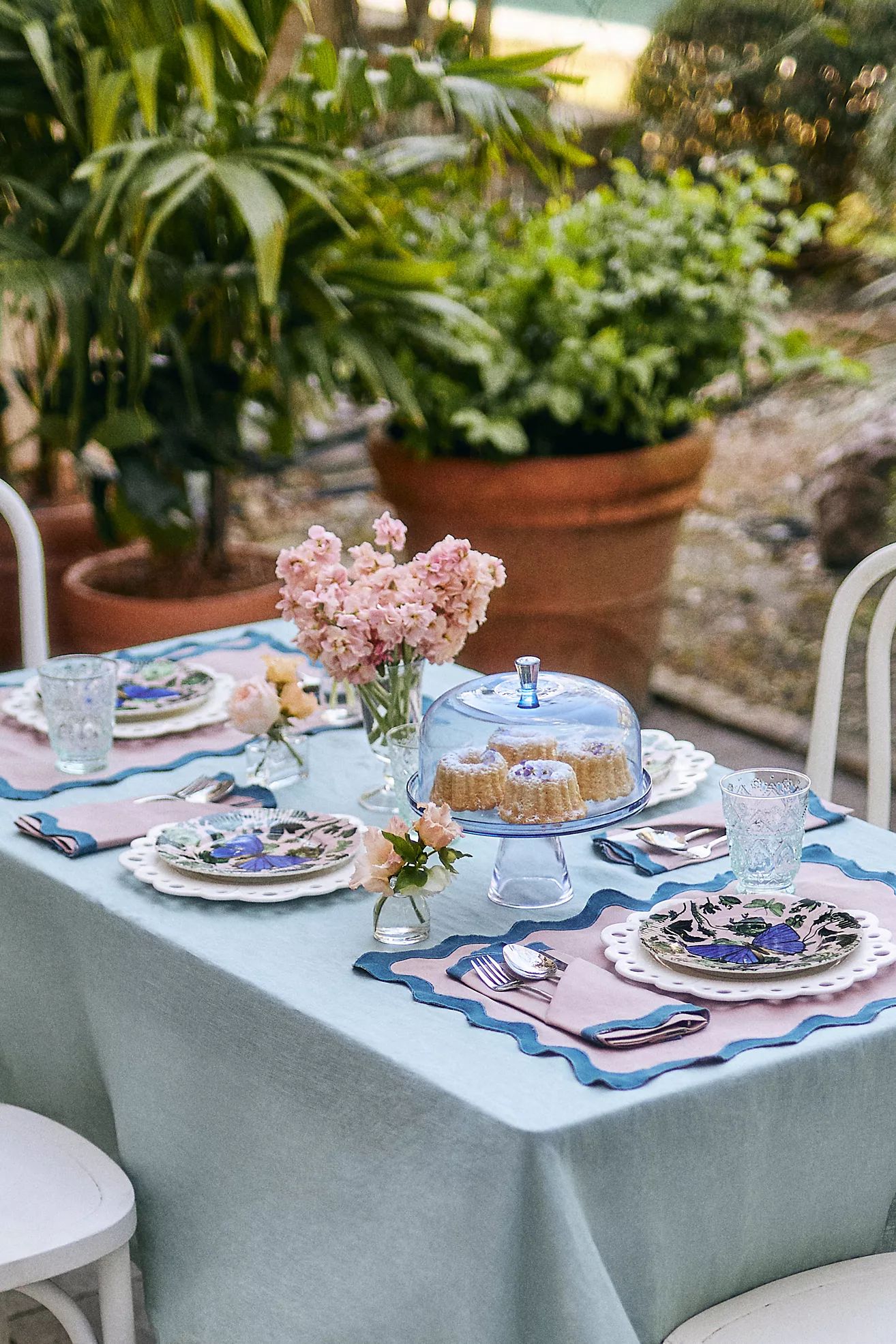 Bed Threads Scalloped Linen Napkins, Set of 4 | Anthropologie (US)