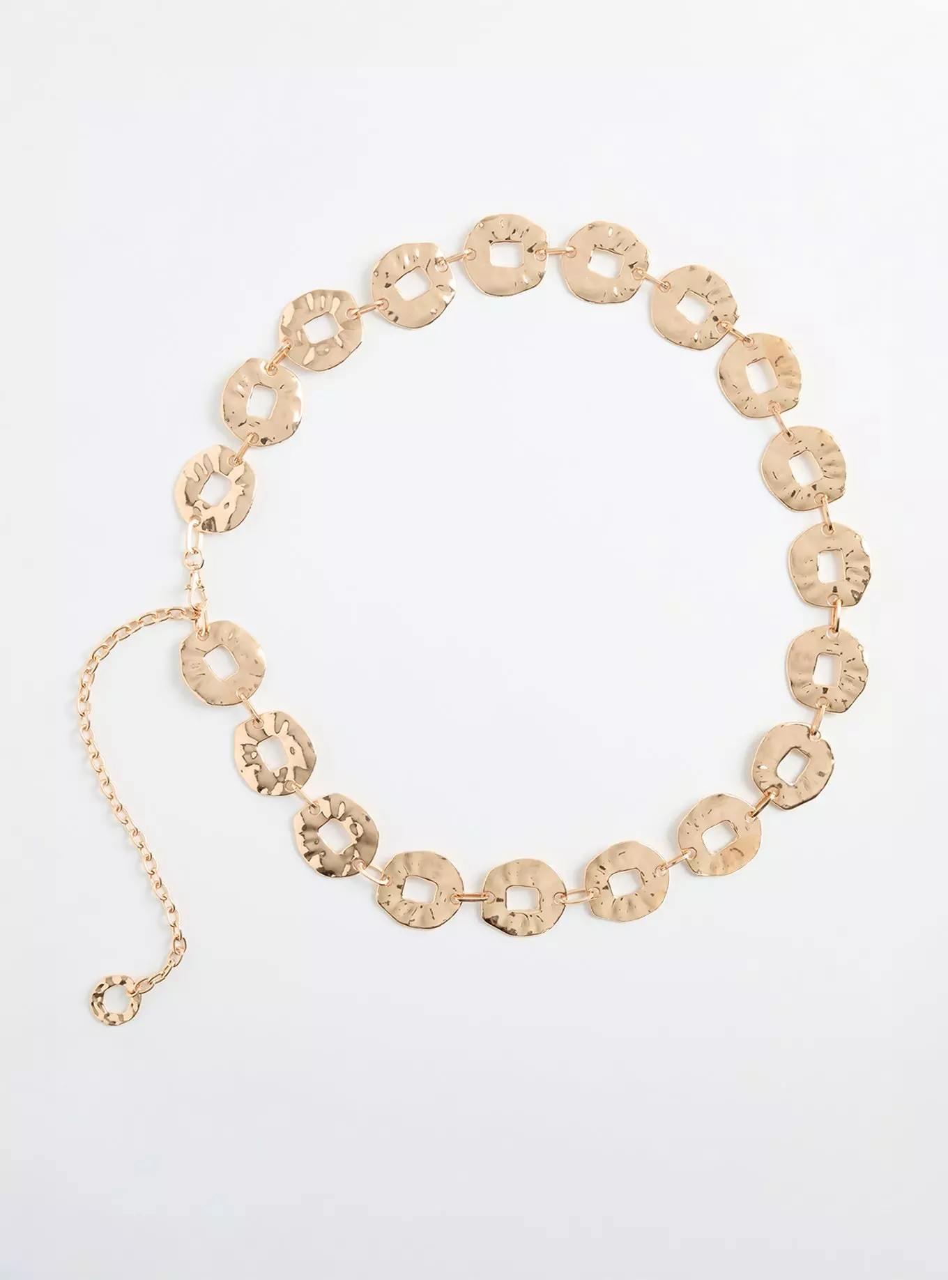 HAMMERED OVAL CHAIN BELT | Torrid (US & Canada)