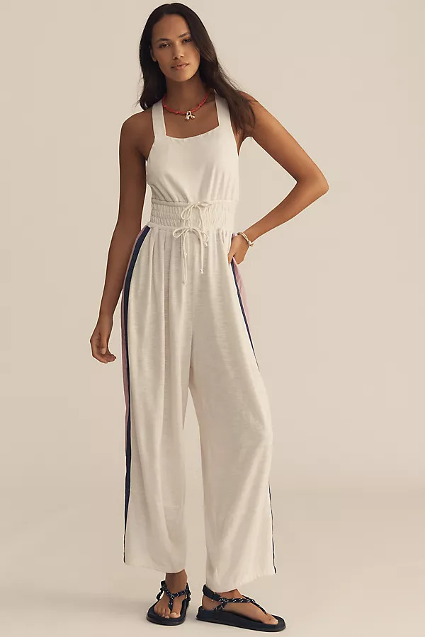 Daily Practice Relaxed Colorblock Jumpsuit | Anthropologie (US)