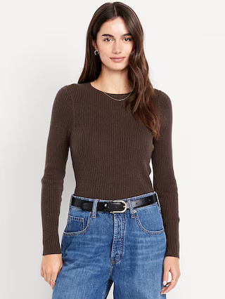 SoSoft Lite Rib Crew-Neck Sweater | Old Navy (US)