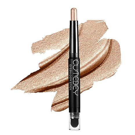 Eyeshadow Stick- Cutebey Creamy Eyeshadow Stick with Built-in Smudger Glide Smoothly and Easy to ... | Amazon (US)