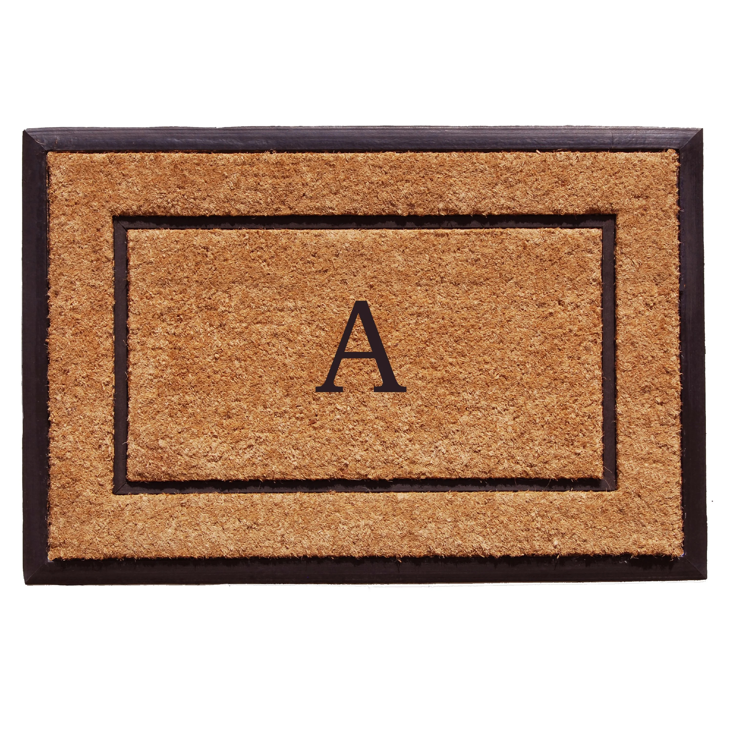 Calloway Mills The General Monogram Outdoor Doormat, Letter A - Walmart.com | Walmart (US)