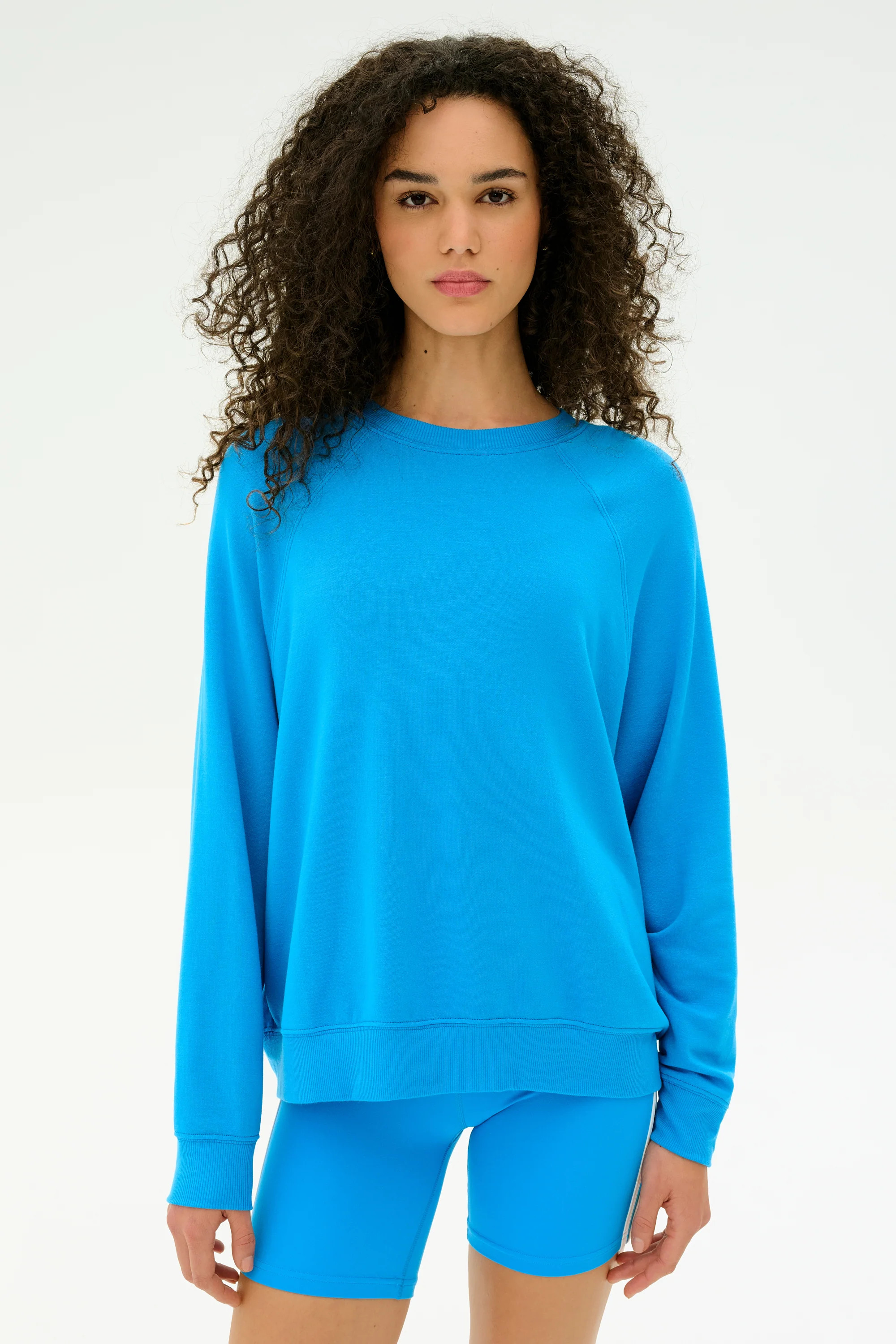 Andie Fleece Sweatshirt - Riviera | Splits59.com