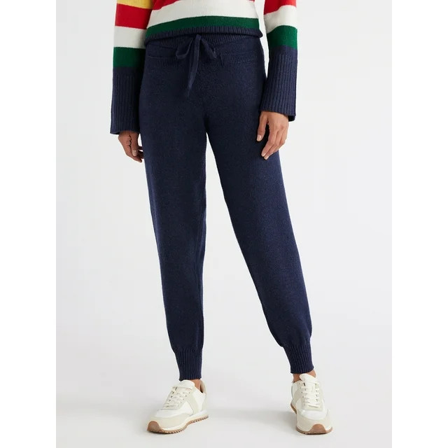 Free Assembly Patch Pocket Sweater Jogger Pants, 30” Inseam, Sizes XS-XXXL | Walmart (US)