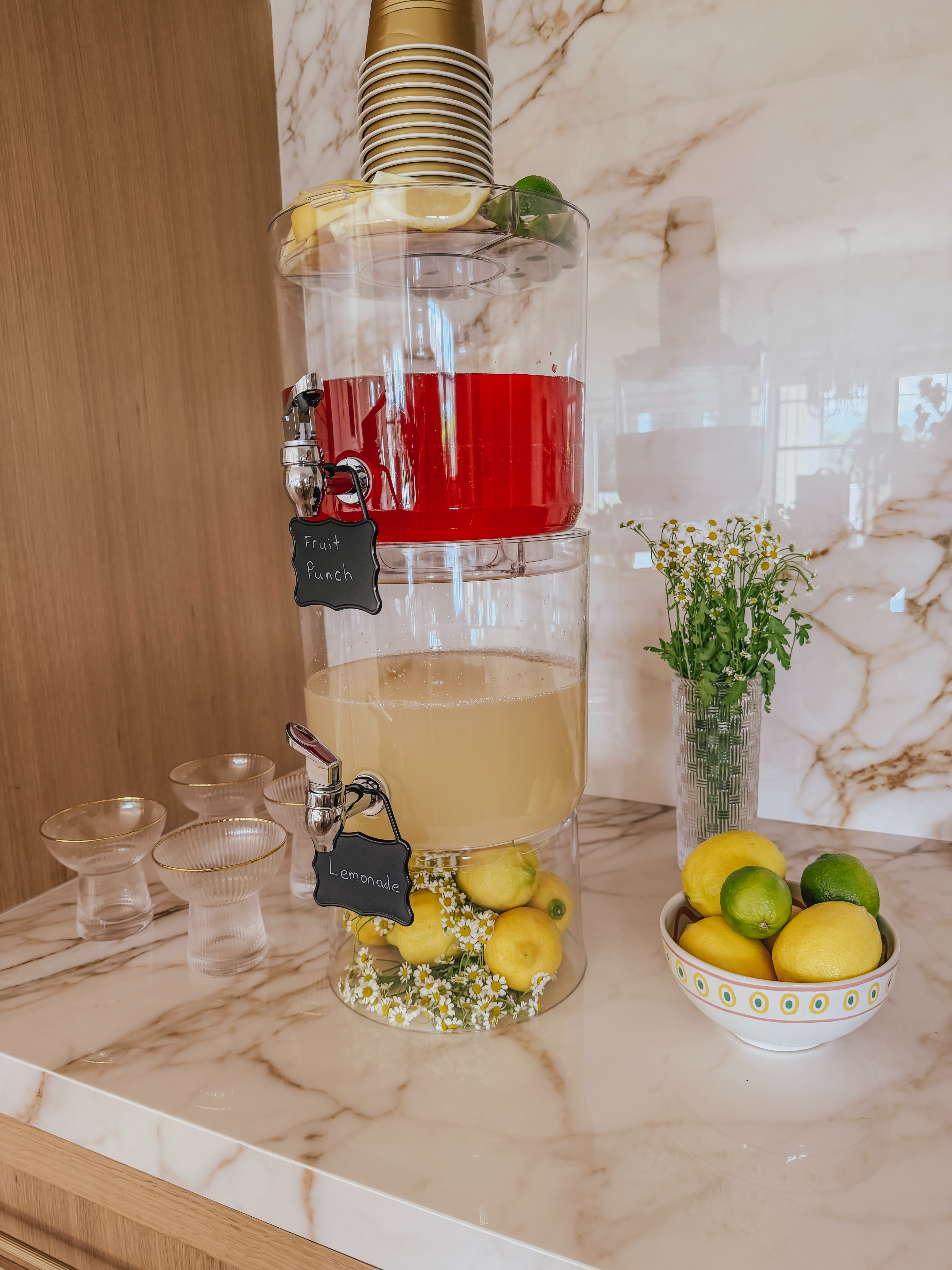 This 2-gallon beverage dispenser with stand (stackable, party lid, and chalkboard tag) is a large-capacity drink server designed for entertaining, combining practicality, presentation, and space-saving features for parties and gatherings.
 

 #LTKHome