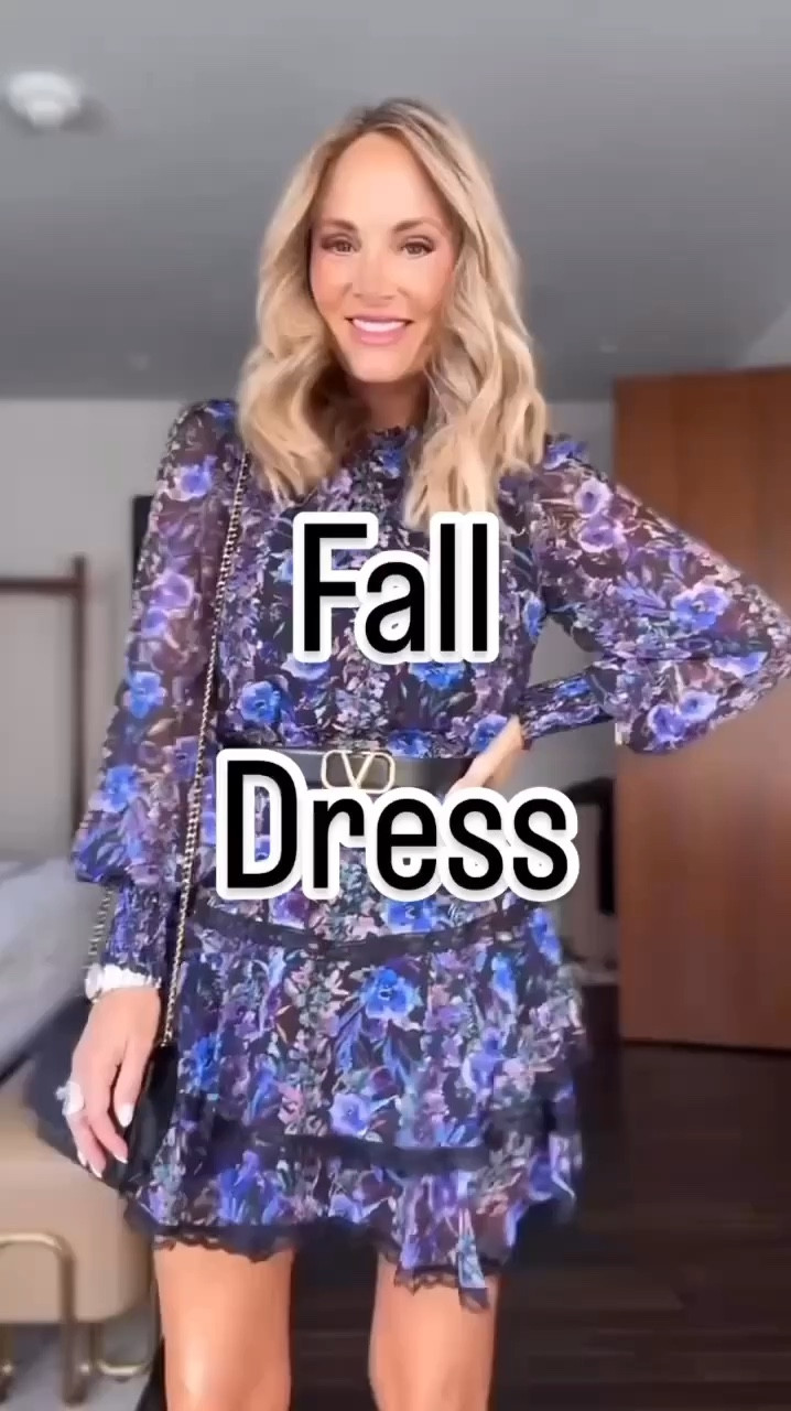 Fall fashion date night outfit 🍂😍 this fall dress is sure to turn heads. I’m wearing a size small would be even pretty for a fall wedding guest dress.

#LTKFindsUnder50 #LTKOver40 #LTKStyleTip
