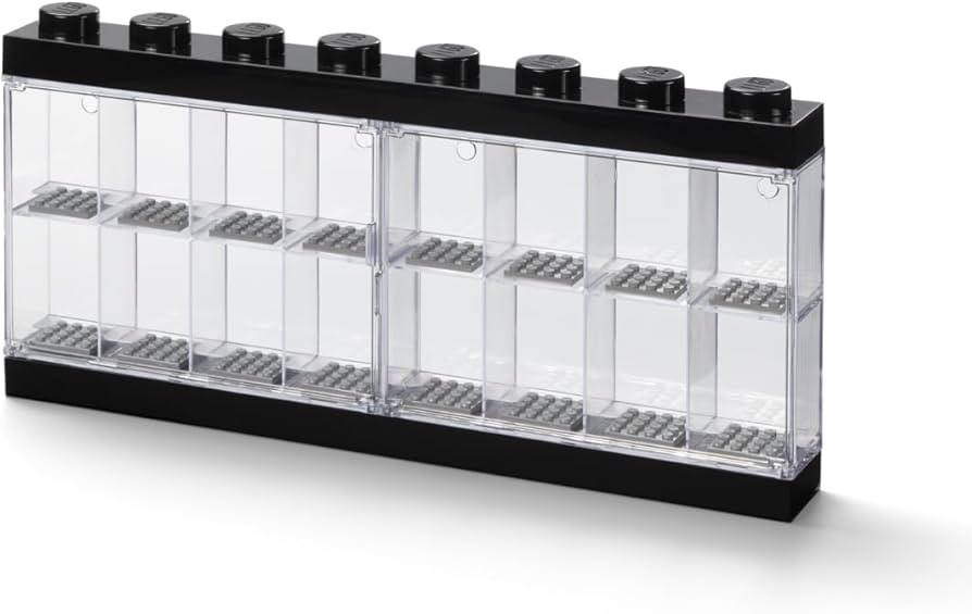 Lego Minifigure Display Case 16 Black, Large | Amazon (US)