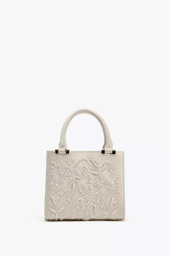 TASCHE MIT PERLEN IN SATINOPTIK | Zara DE