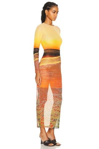 Louisa Ballou High Tide Dress in Painted Sunset | FWRD | FWRD 