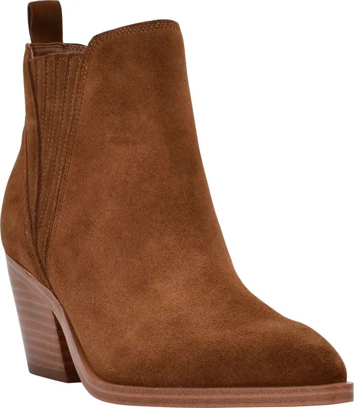Teona Leather Pointed Toe Bootie | Nordstrom