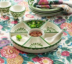 Puebla Porcelain Multi-Condiment Server | Pottery Barn (US)