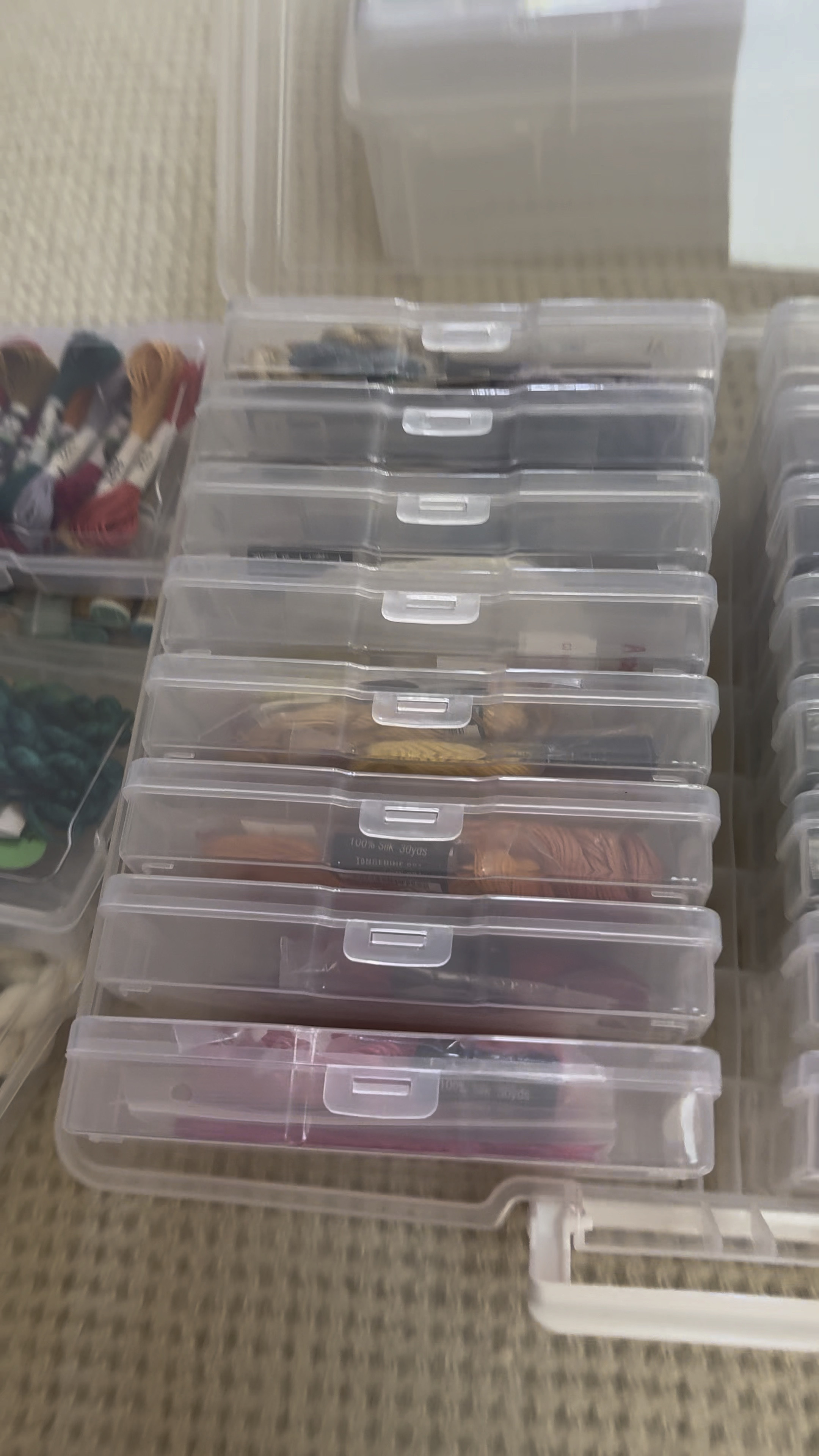 Easy storage for needlepoint threads and fibers! Love putting pepper pot in these  

#LTKfindsunder50 #LTKhome #LTKfamily