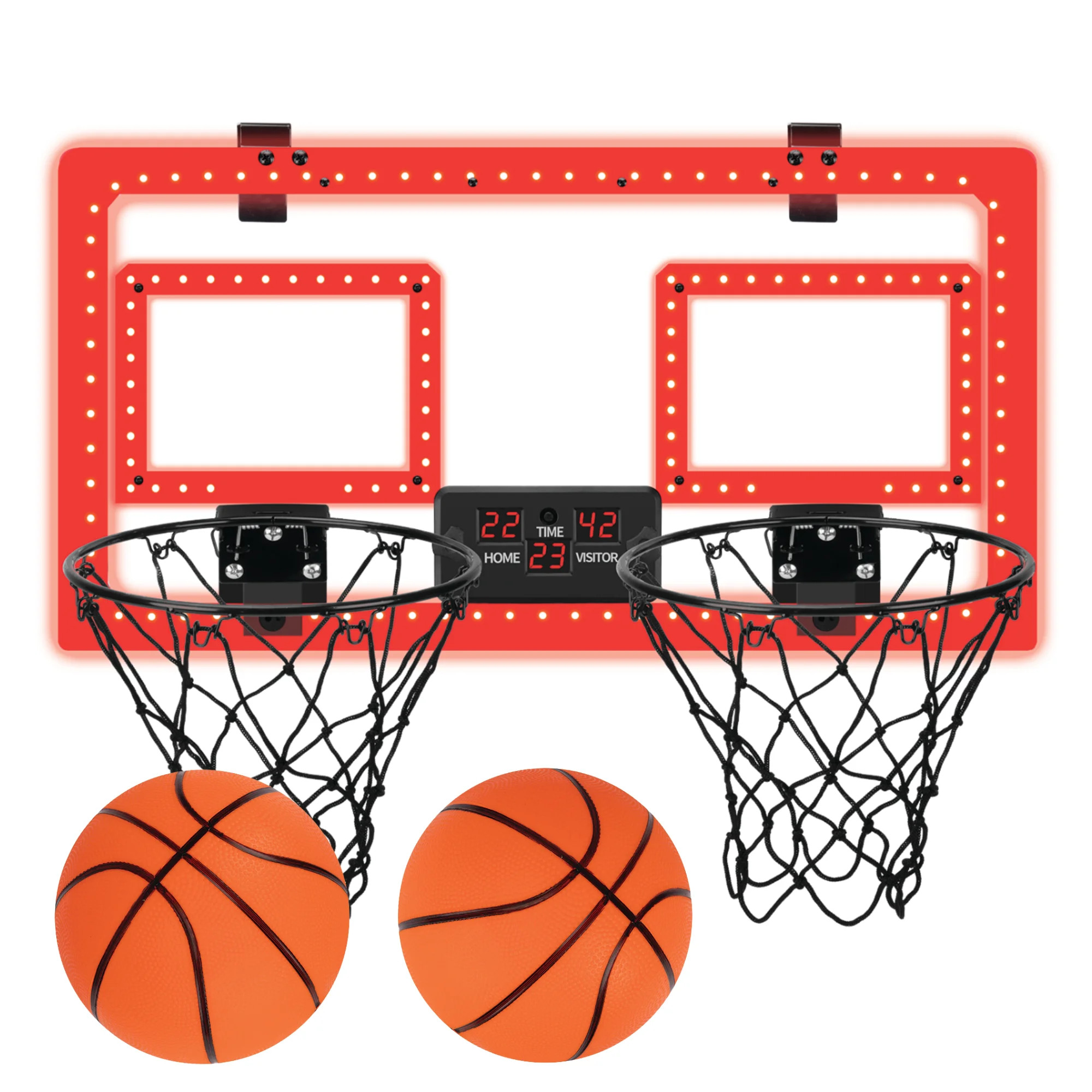 Over-the-Door Basketball Dual Hoop, Indoor Sports Game, Plastic, for All Ages, by MinnARK | Walmart (US)