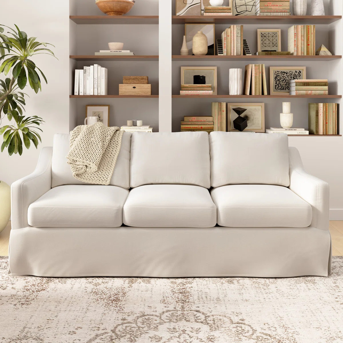 80W Sofa With Slipcover | Wayfair North America