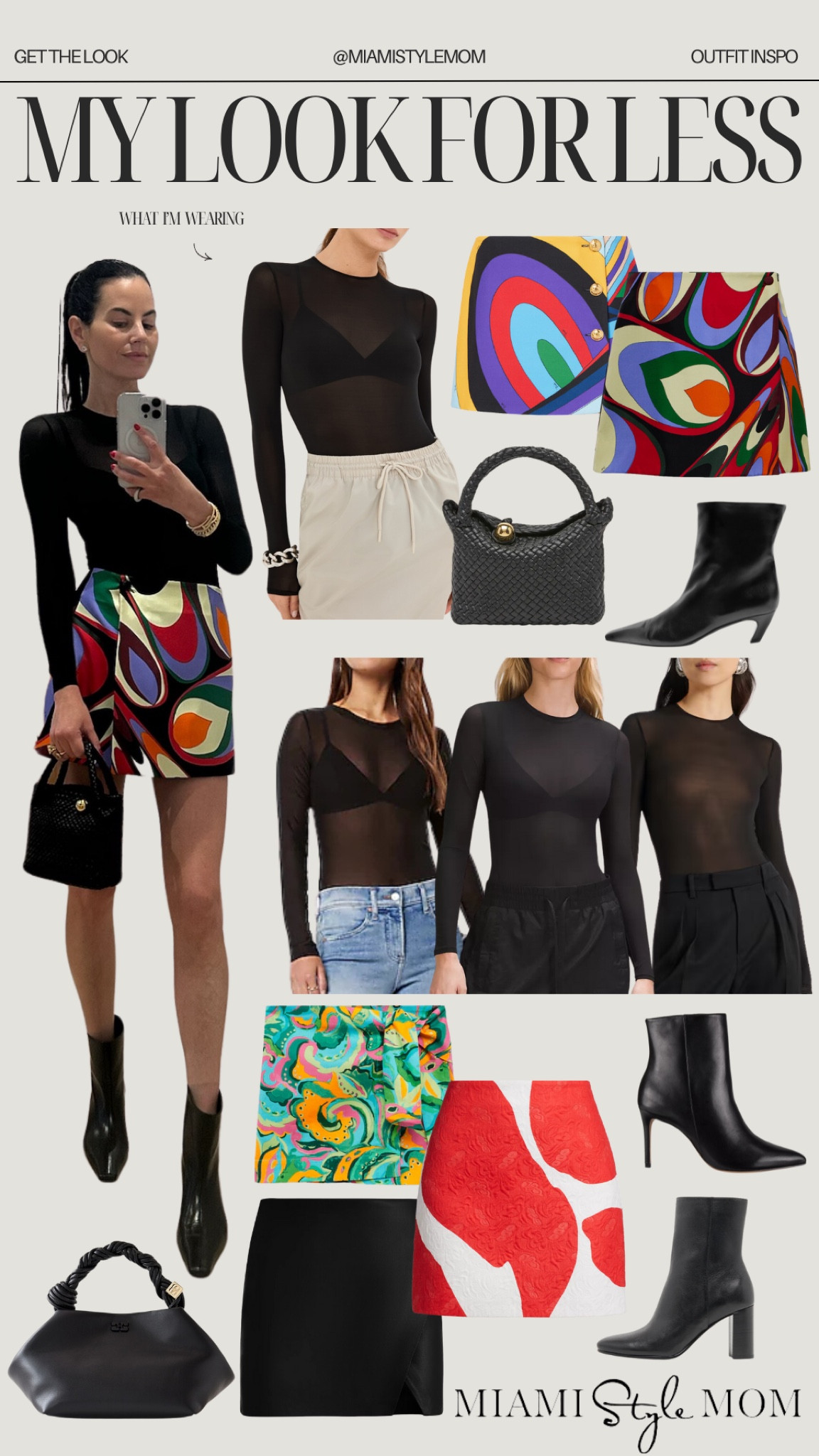 My look for less 🥰 

Women’s fashion, fall fashion, fall outfit inspo, fall outfits, fall ootd, fall style, date night outfit inspo, night out outfit inspo, outfit inspo, mesh bodysuit, mini printed skirt, black booties 



#LTKOver40 #LTKSeasonal #LTKStyleTip