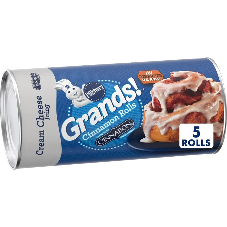 Pillsbury Flaky Grands! Cinnamon Rolls with Cinnabon Cinnamon and Cream Cheese Icing, 5 count | Walmart (US)