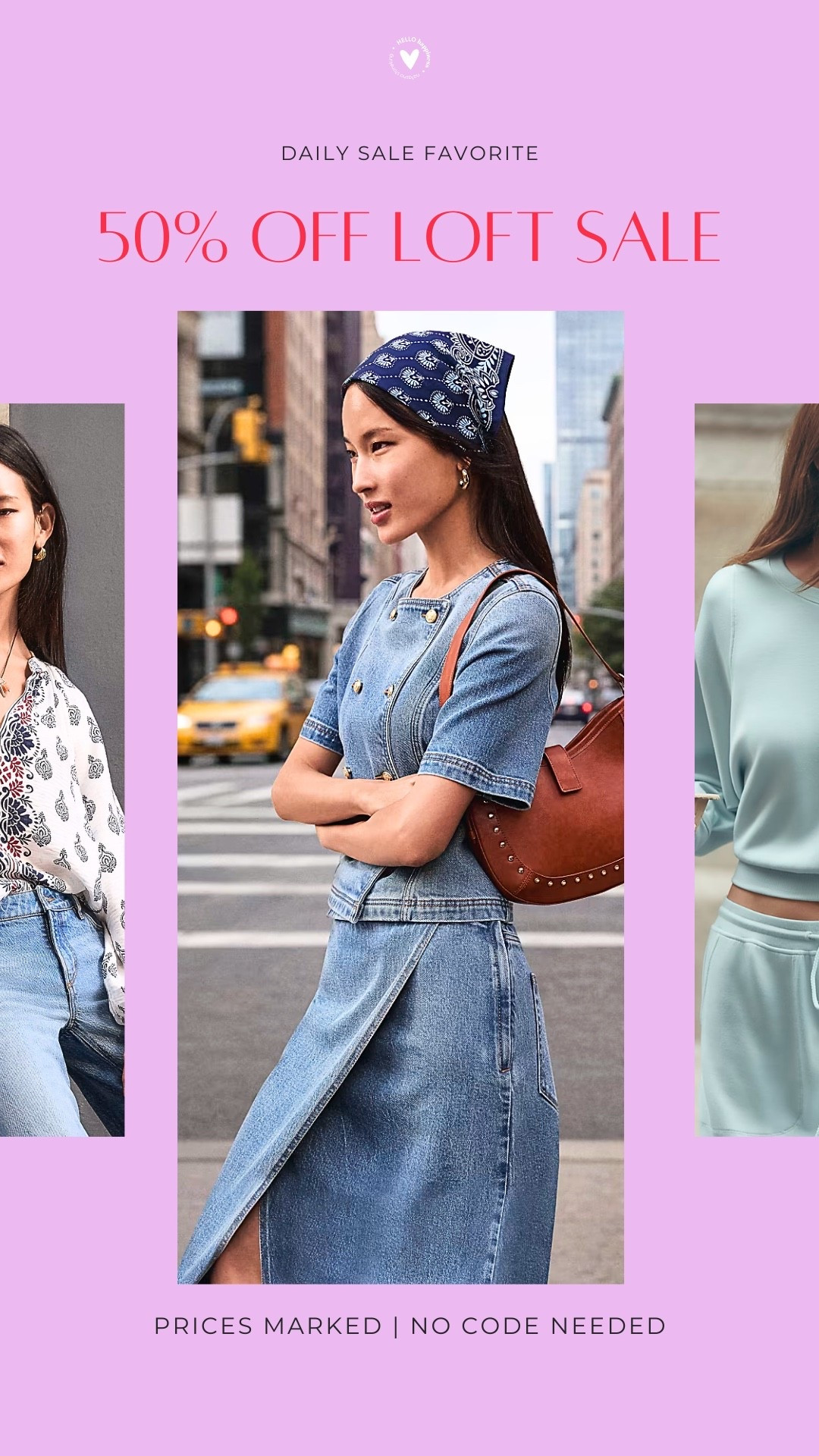 50% off at @loft this weekend!

#LTKSaleAlert