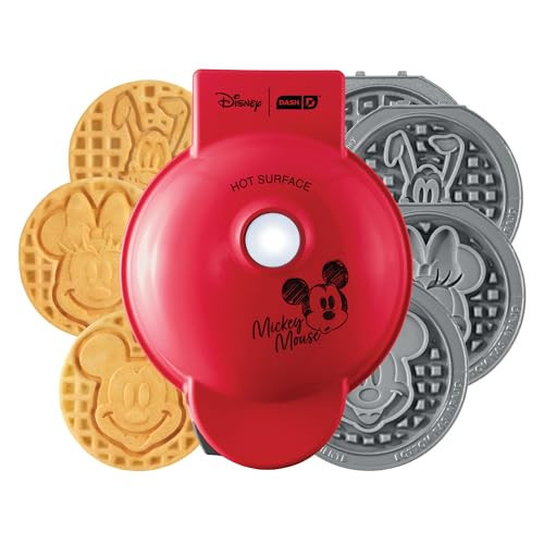 Disney Dash MultiMaker Mini Maker System - Electric Waffle Maker & Swappable Plates - 1 MultiMaker, 4 Plates, Mickey Mouse & Friends Design | Amazon (US)