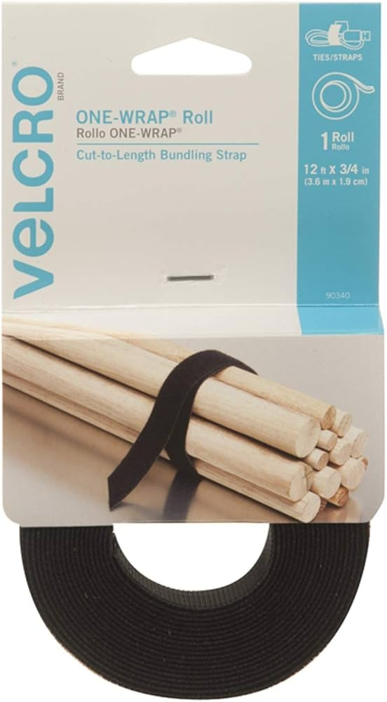 VELCRO Brand - ONE-WRAP Roll, Double-Sided, Self Gripping Multi-Purpose Hook and Loop Tape, Reusa... | Amazon (US)