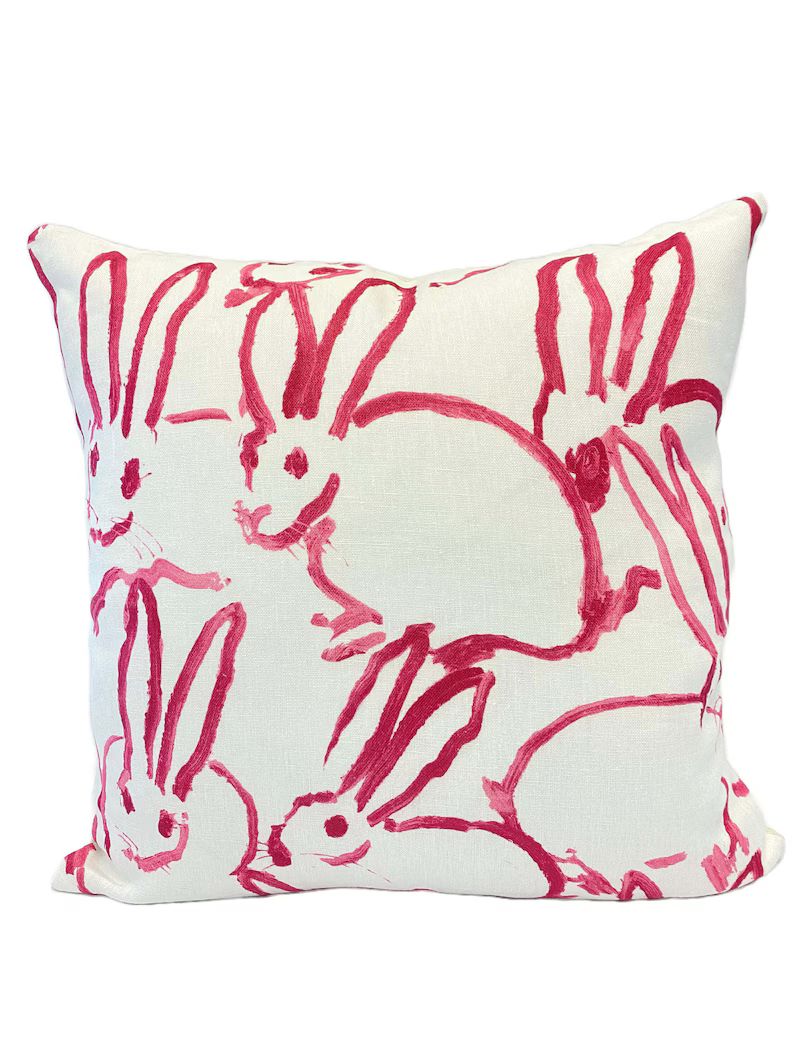 Lee Jofa Bunny Fabric Rabbit Bunny Animal Pillow Cover Girl's Pillow Kid's Bedroom Juvenile, Chil... | Etsy (US)