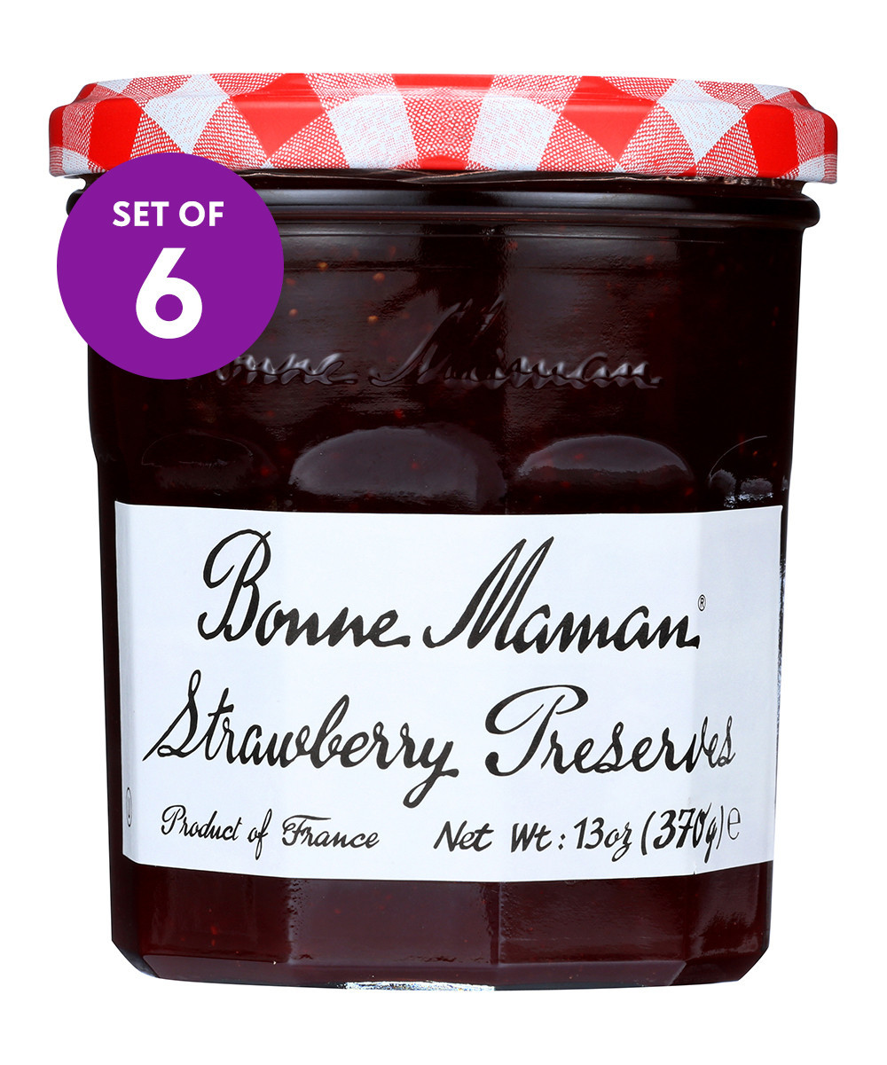 Bonne Maman Jams & Jellies - Strawberry Preserves - Set of Six | Zulily