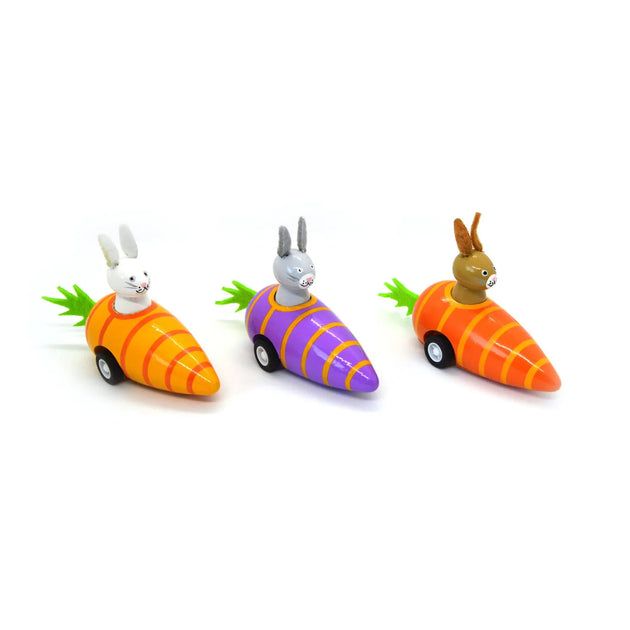 Pull Back Bunny Carrot Car | The Little Lane Shop