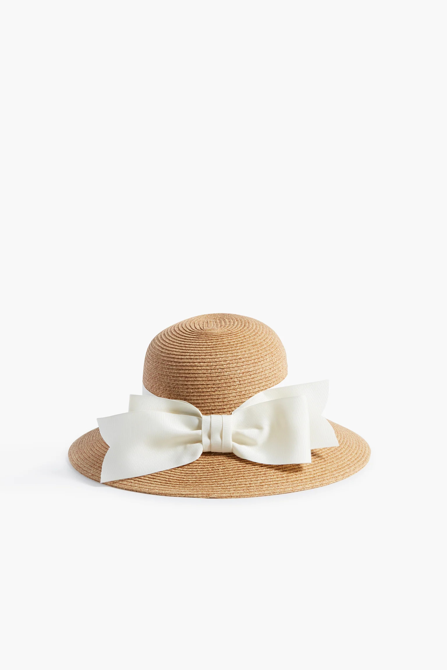 Exclusive Cream Packable Wide Bow Sunhat | Tuckernuck (US)