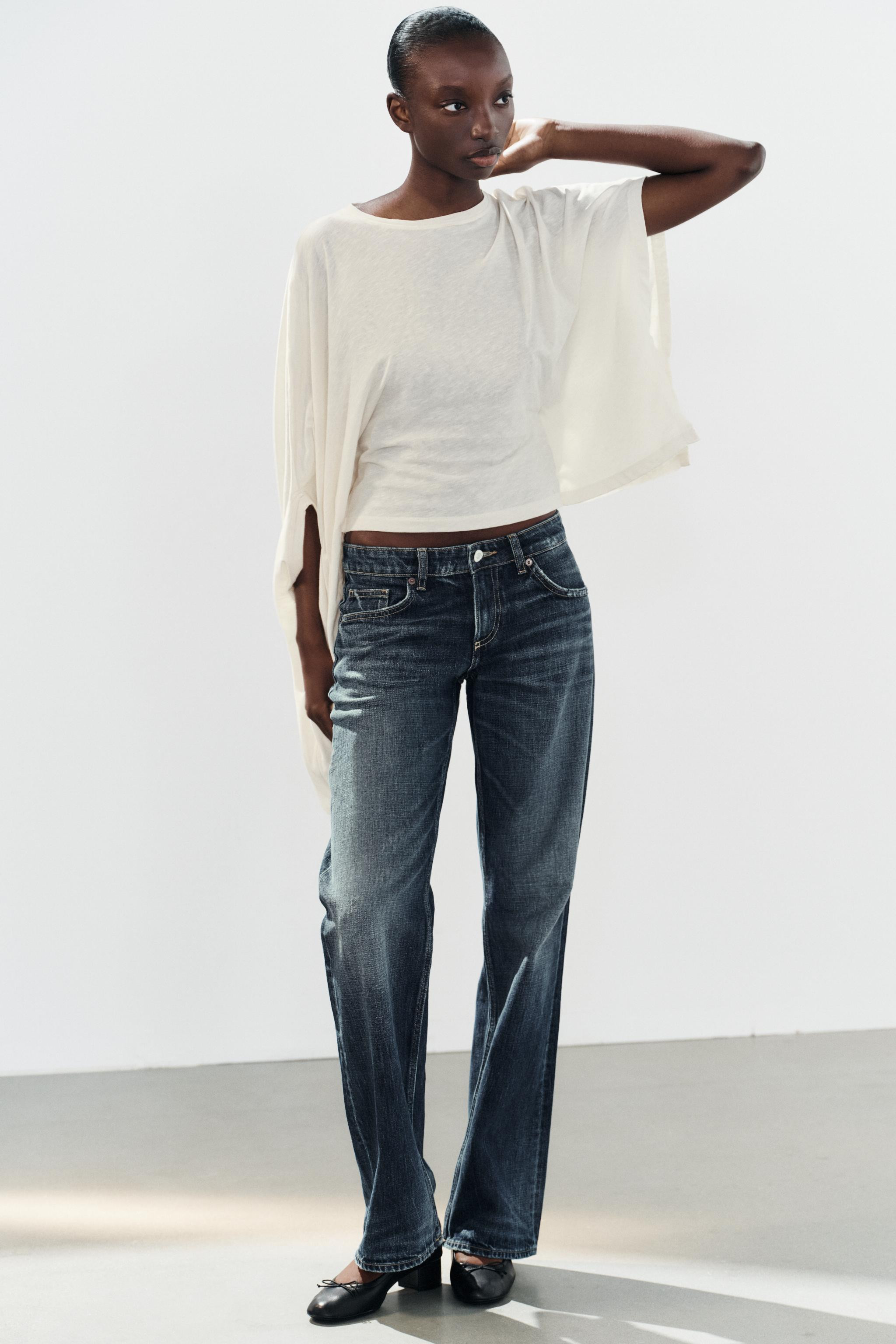 ASYMMETRIC CAPE T-SHIRT | Zara US