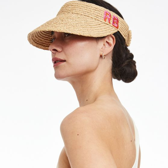 Raffia Visor | Mark and Graham