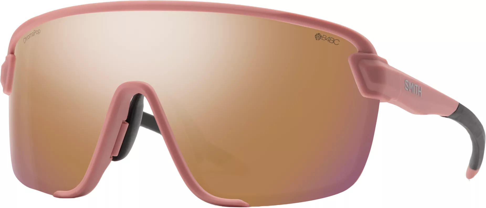 SMITH Bobcat Sunglasses, Men's, B4BC Chalk Rose/ChromaPop Rose Gold Mirror | Dick's Sporting Goods