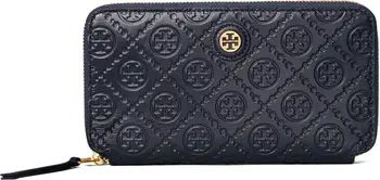 T Monogram Leather Continental Wallet | Nordstrom