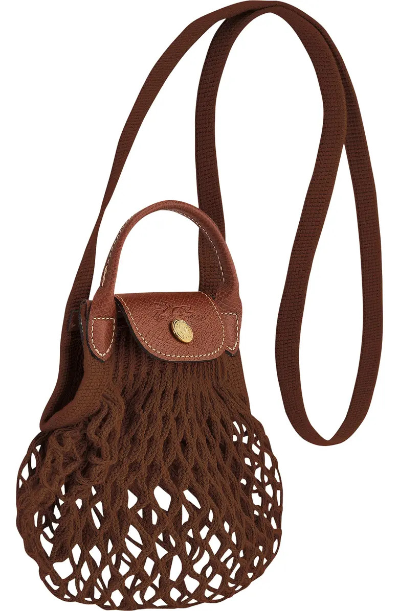 Le Pliage Extra Small Filet Knit Shoulder Bag | Nordstrom