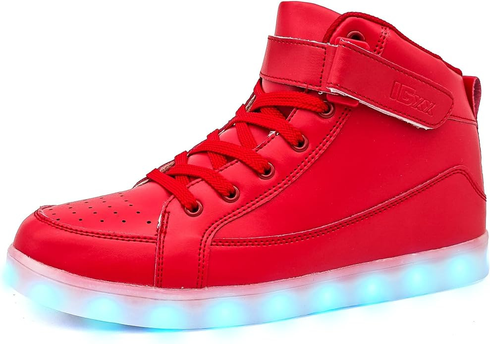 IGxx LED Light Up Shoes Light for Men High Top LED Sneakers USB Recharging Shoes Women Glowing Lu... | Amazon (US)