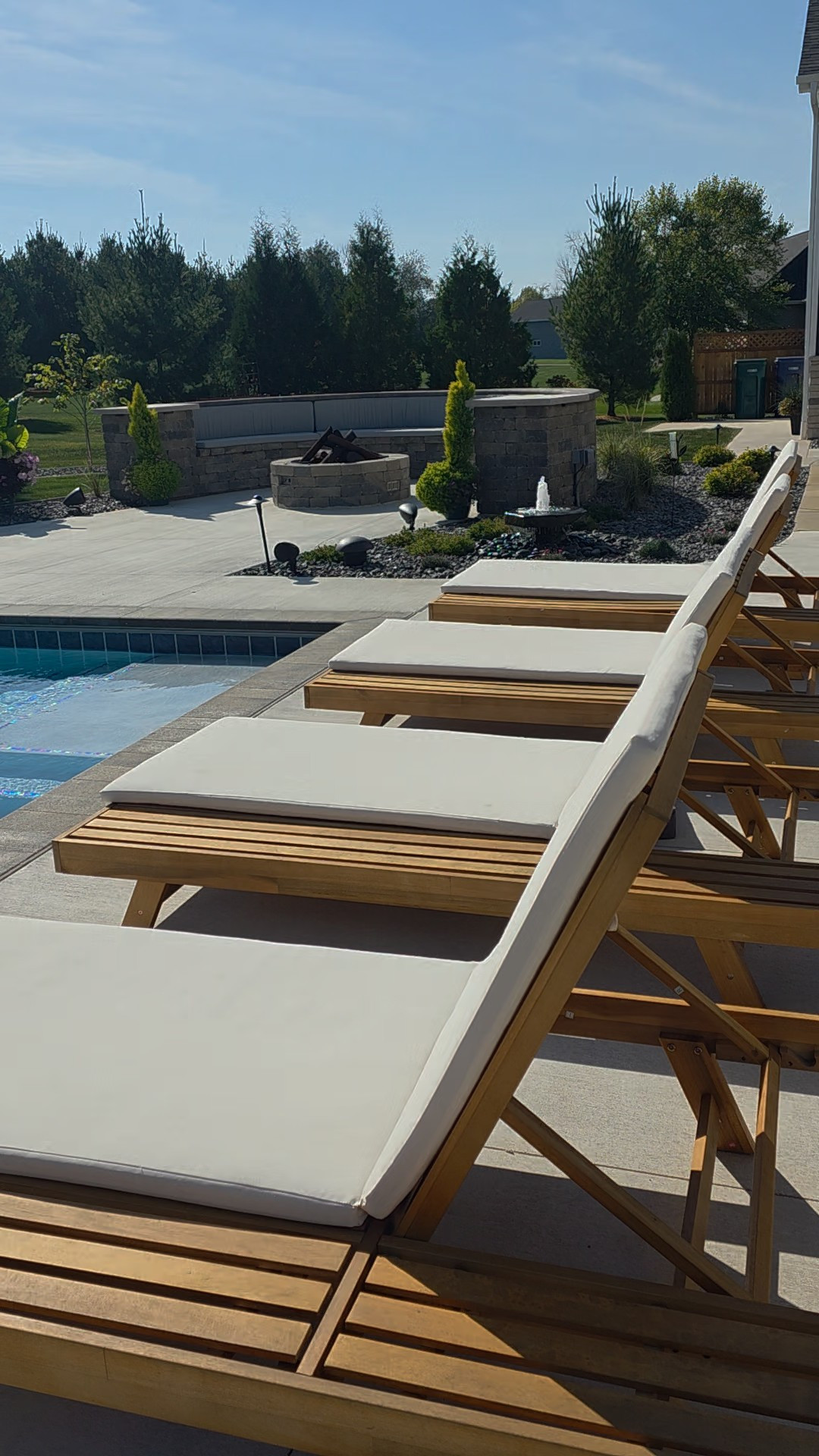 Enjoying the extended summer we are getting in Wisconsin 🤩 these wood patio chairs I got earlier this year are on sale right now too! This is the time of year to shop for patio furniture if you want a decent deal 

#LTKSeasonal #LTKSaleAlert #LTKHome