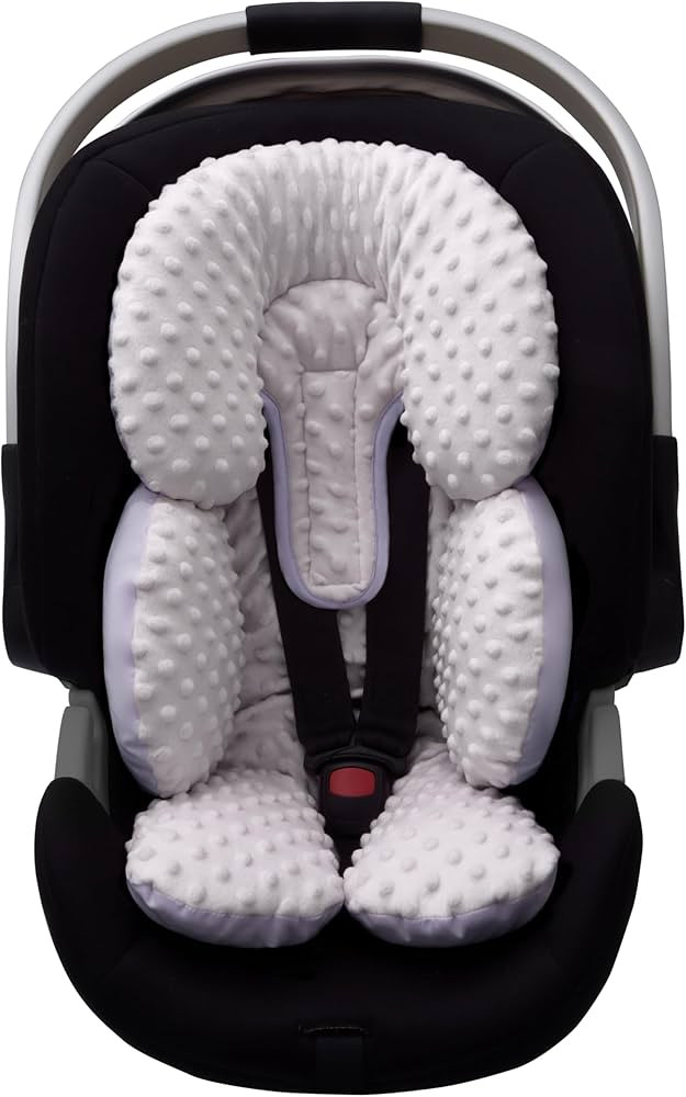 Pro Goleem Infant Car Seat Head Neck Body Support, Ultra-Soft Minky and Microfiber Newborn Car Se... | Amazon (US)