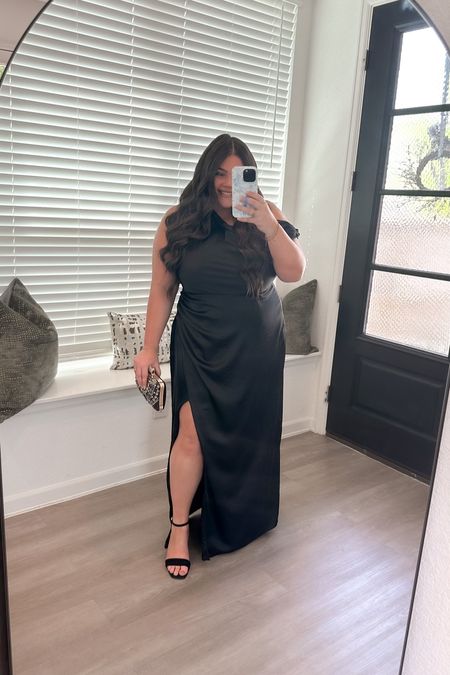 Wedding guest dress. Formal wedding guest dress. Black wedding guest dress. Wedding guest outfit 

#LTKSeasonal #LTKwedding #LTKparties