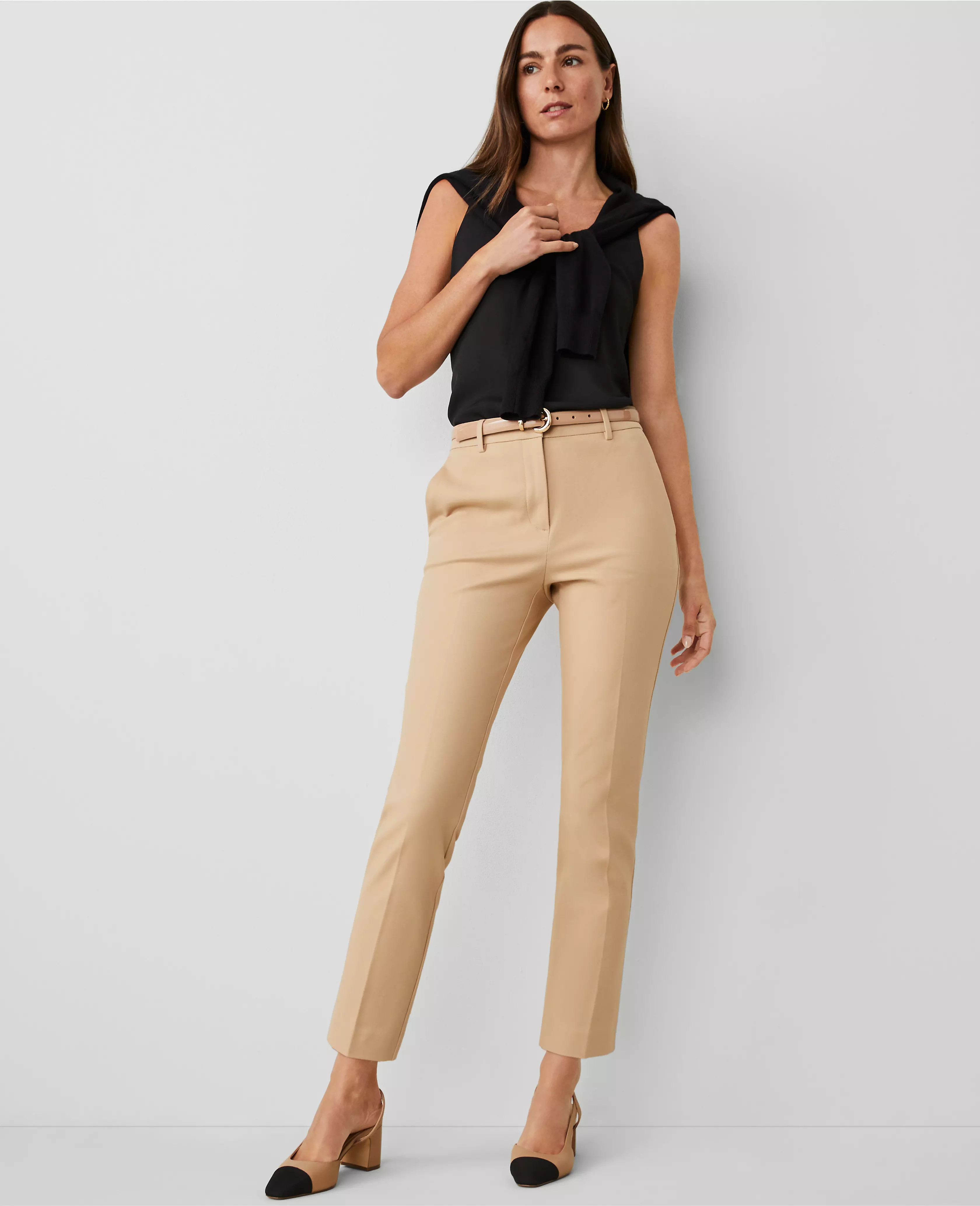 The High Rise Eva Ankle Pant | Ann Taylor