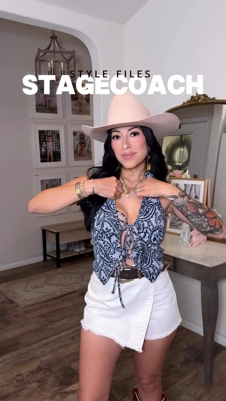 STYLE FILES 🤠 STAGECOACH EDITION: Styling this @vici top for a country concert, keeping it simple, effortless, and ready for the heat.

Is this your vibe for festival season? 🤠✨USE CODE RUBY35 TO SAVE. 
#stagecoach #stagecoachfestival #stagecoachstyle #festivalfits #festivalfashion

#LTKFestival #LTKPetite #LTKSeasonal