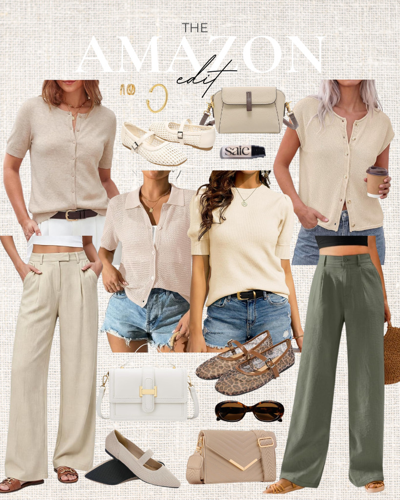 This week’s Amazon Fashion Finds are here! This is the short-sleeve sweater vest from PRETTYGARDEN paired with relaxed wide-leg pants. I think TINGRISE’s pointed-toe flats are perfect for this fit, and if you are looking for a makeup primer, Saie has this cool mini glowy super gel that I would love to try!


#LTKSeasonal #LTKSaleAlert #LTKTravel 

 