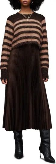 Josie Two-Piece Crop Sweater & Midi Dress | Nordstrom