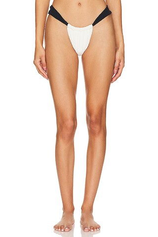 Montce Swim X Olivia Culpo Sandra Bikini Bottom in Cream Terry Rib from Revolve.com | Revolve Clothing (Global)