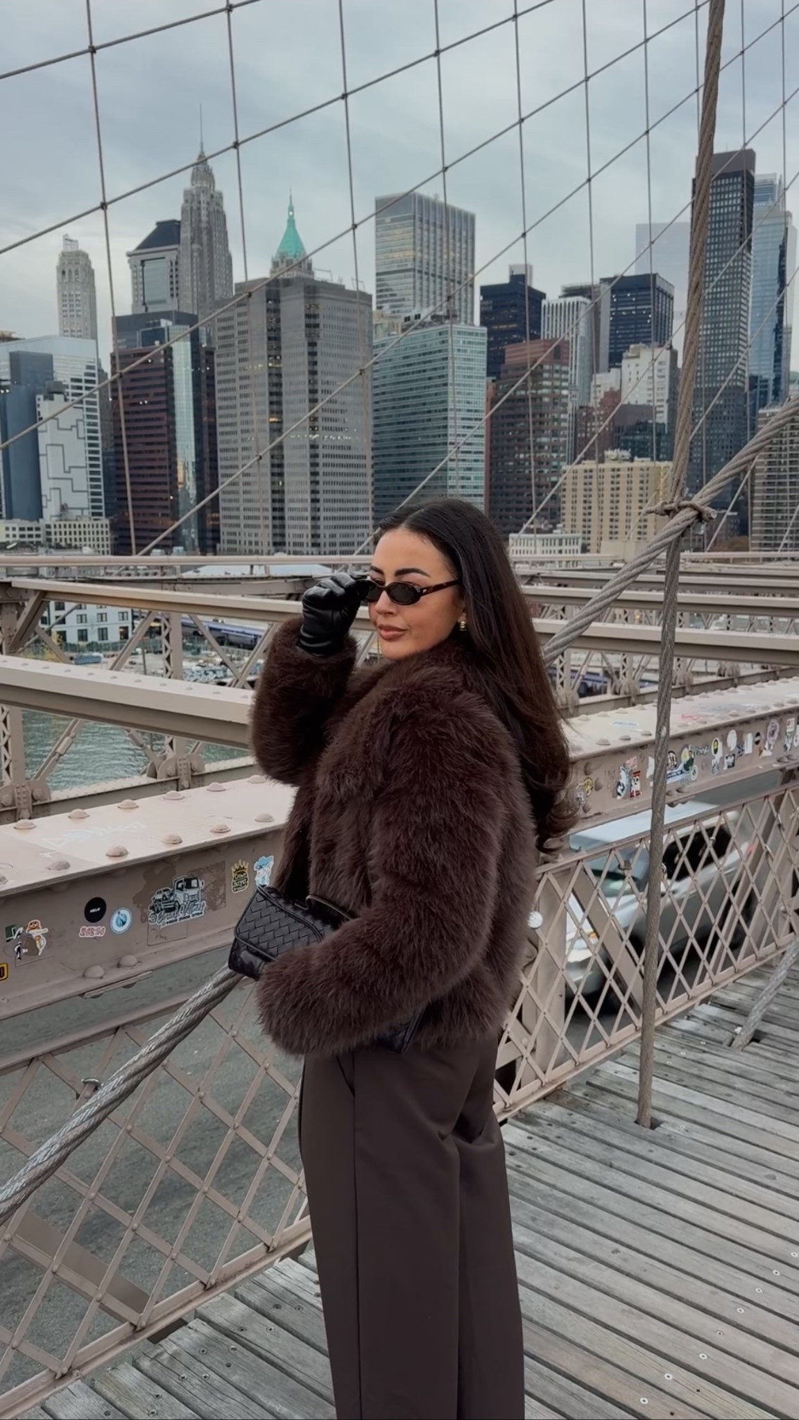 Brown fur coat, brown coat, brown trousers, leather gloves, brown bag, brown outfits, brown winter outfits, New York outfit, New York winter outfit 

#LTKuk #LTKfestive #LTKwinter