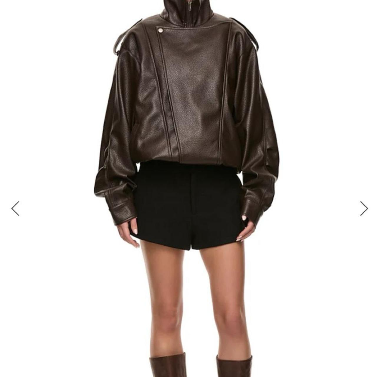 Nakedvice Women's Jacket - Brown/Black | Depop AU
