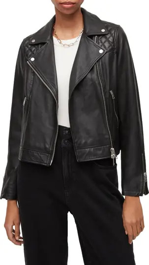 Caden Leather Biker Jacket | Nordstrom